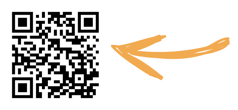 QR-Code mit Pfeil